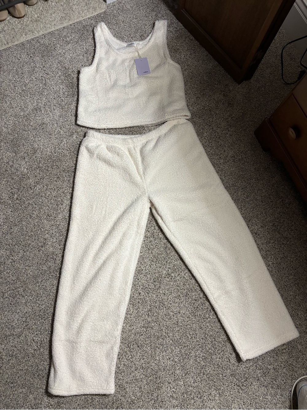 Plush soft Tank & Lounge Pants Set